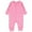 Hot Pink, variant on Baby Girl Romper Solid Long Sleeve Spring Summer Jumpsuit for Baby Newborn Breathable Soft Romper with Snap Closure Easy to Wear Newborn Onesies Boy White 6 Months-9 Months