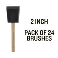 thumbnail image 3 of Poly Foam Brush - 2 Inch (Pack of 24) -  for Smooth Paint Application, Professional-Grade for Painting and Crafts, 3 of 7