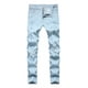 thumbnail image 1 of Auxamy Pantalones Mezclilla Strech De Agujero Para Hombre, 1 of 8