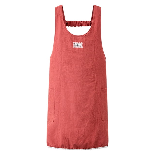 Delantal sin mangas impermeable antimanchas para mujer