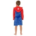 thumbnail image 4 of Nintendo Super Mario Peignoir à Capuchon Bleu pour Garçons, 4 of 7