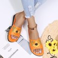 thumbnail image 1 of Sandalias de verano para mujer, zapatos informales para mujer, pantuflas ligeras con bordado de girasol Wmkox8yii  ytu9433, 1 of 8