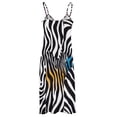 thumbnail image 5 of Animal Print Patterns Sleeveless Dress Women's Luxury Party Dress Birthday Dresses for Women, 5 of 7
