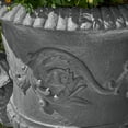 thumbnail image 5 of GDF Studio Tunlaw Outdoor Traditional Roman Chalice Stone Garden Urn Planter, Antique Gray, 5 of 8
