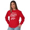 thumbnail image 4 of Chase Dreams Not Boys Inspiration Women's Long Sleeve T Shirt Brisco Brands M, 4 of 6