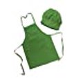 thumbnail image 3 of CHEFSKIN Tablier de Chef Vert Lime pour Enfants & Chapeau Réglable, Tissu Véritable Léger (Petit Convient 2-8), 3 of 4