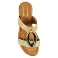 thumbnail image 4 of Lunar Womens Porto Wedge Heel Sandals, 4 of 4