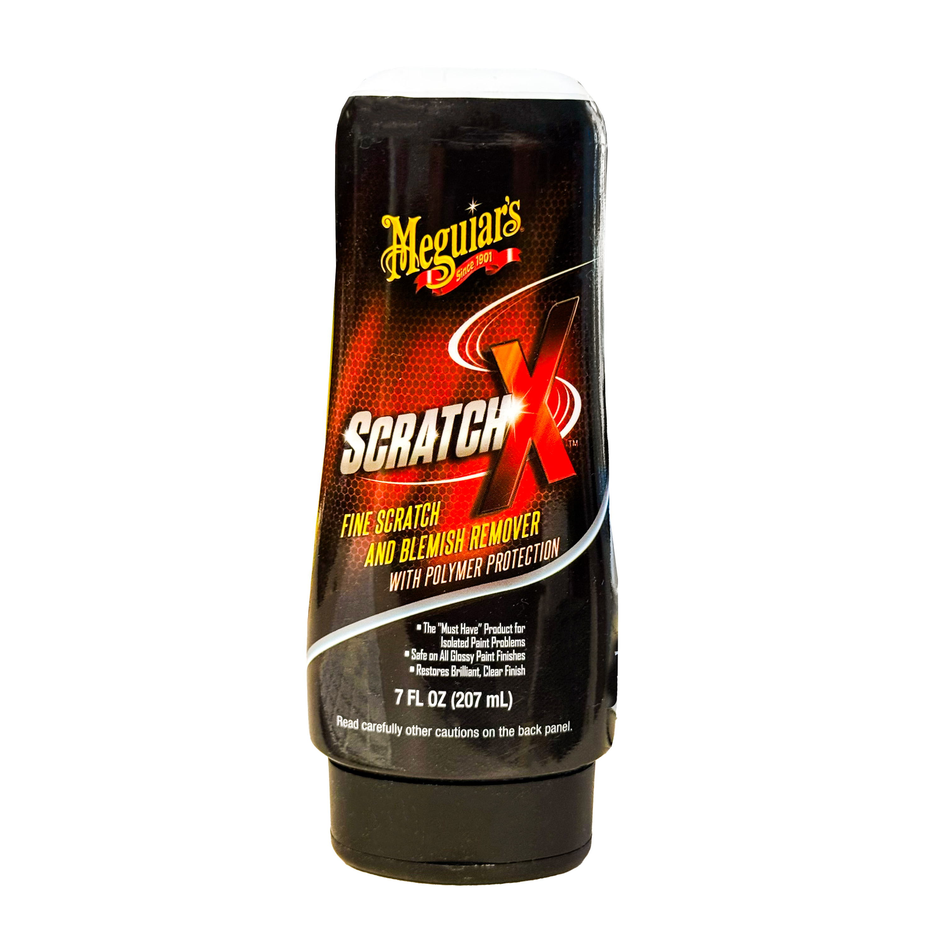 Meguiar’s Scratch-X, Car Scratch Remover, Car Paint Scratch Repair for Fine Scratches & Blemishes, Restores Clarity, Use On Glossy Exterior Paint and Clear Coats On Trucks & Suvs - 7 Fl Oz Bottle
