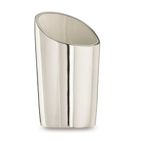Wine Chiller Bucket - Savora Dimple Stainless Steel & Enamle Wine Chiller -Snow