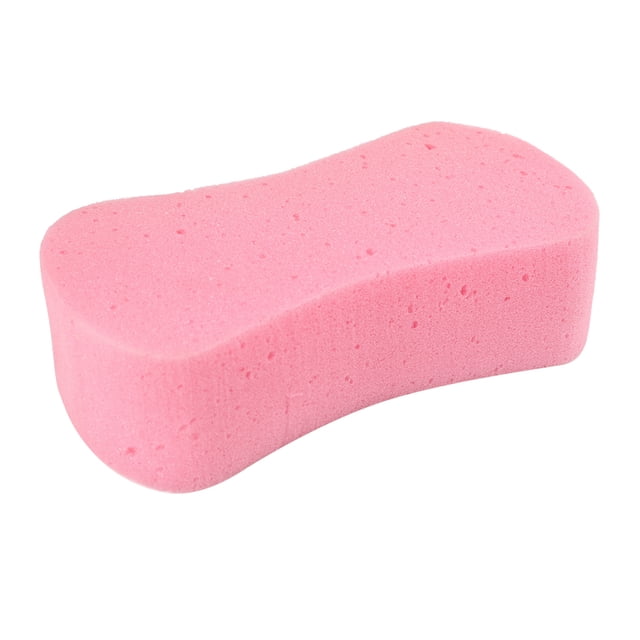 Esponja De Taco De Espuma De Limpieza Rosa De Auto Bloque De Lavado Extractor Borrador