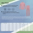 thumbnail image 7 of Yeahdor Little Girls Solid Color Thermal Underwear Set Warm Long Sleeve T-shirt with Leggings Coffee 8-9, 7 of 7