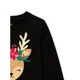 Christmas Toddler Girls Graphic Print Tee with Long Sleeves from