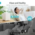 thumbnail image 4 of Livatro 3L Warm Mist Humidifier, Stainless Steel Tank, Dishwasher‑Safe, Sleep Mode, Timer, Auto Shut‑Off, 4 of 6