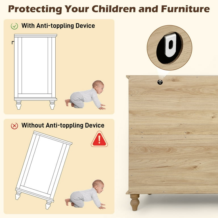 Chvans, 8 Drawer Dresser, 65"W x 20"D x 36"H, Farmhouse Style - Walmart.com Chvans, 8 Drawer Dresser, 65"W x 20"D x 36"H, Farmhouse Style - Walmart.com