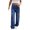 Dark Blue, variant on Vedolay Women Pants Trendy Vintage Plus Size Ladies Denim Jean Women Bell Bottom Denim Jeans Dark Blue,M
