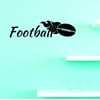 Football Team Sports Quote Boy Teen Men Vinyl Wall Decal Sticker â€“ 8x20 Inches
