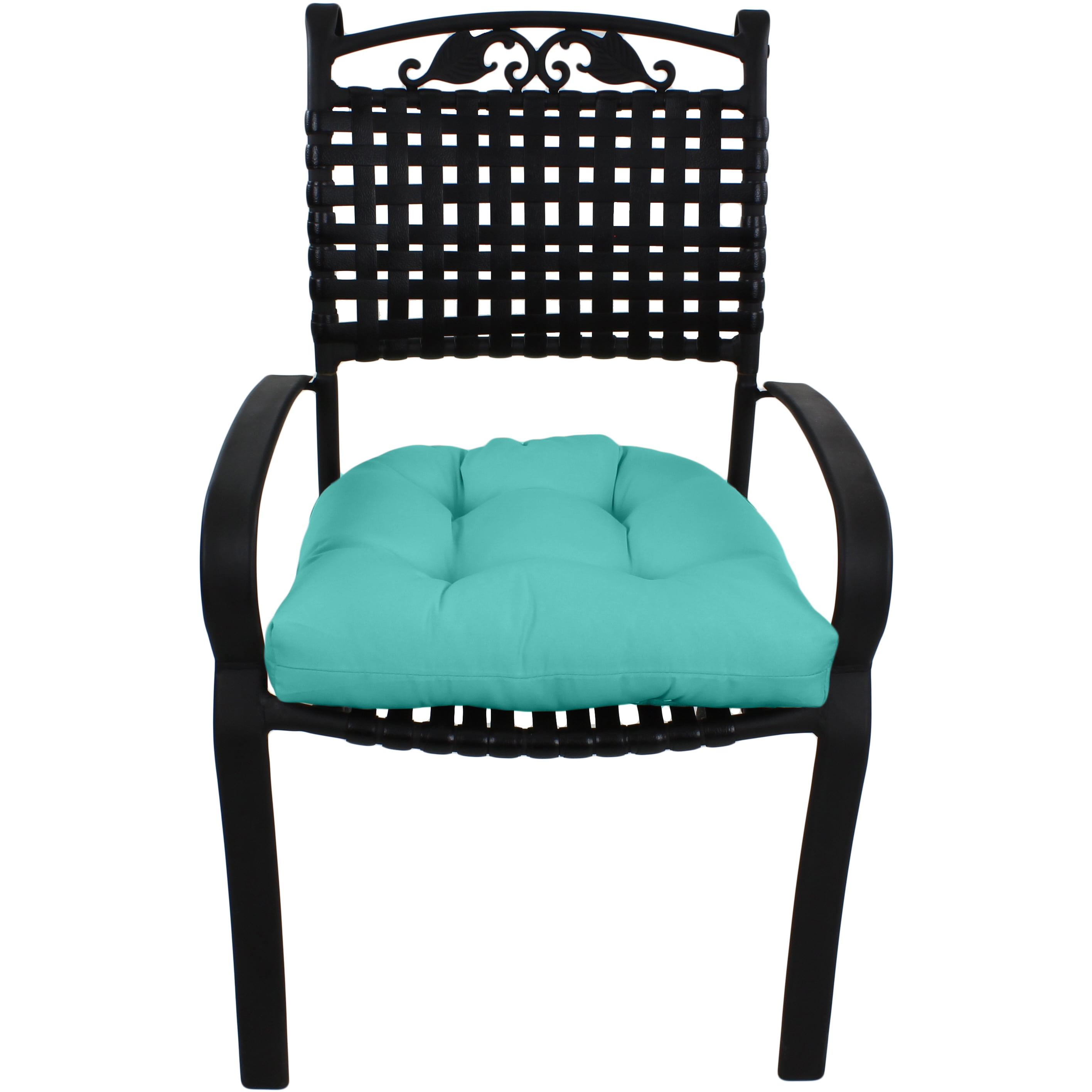 Everything Comfy Turquoise Indoor / Outdoor Seat Cushion Patio D