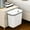 【1000+ bought since yesterday】, variant on Kitchen Trash Can, Step-On Garbage Can with Lid, Tall Kitchen & Bathroom Trash Can, Small Office Waste Bin, White - Xuniizn