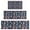Dark Blue Little, variant on Floral Fairy Princess Pattern Kitchen Rugs Sets Of 3,Kitchen Runner Rugs Non Skid Washable,Decorative Kitchen Floor Mats for Kitchen,Sink,Laundry,17"x30"+ 17"x47" + 17"x59"