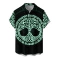 thumbnail image 3 of DGMIOCS Men's Tops Regular Fit Lightweight Daily Shirt Green XXXXL, 3 of 5