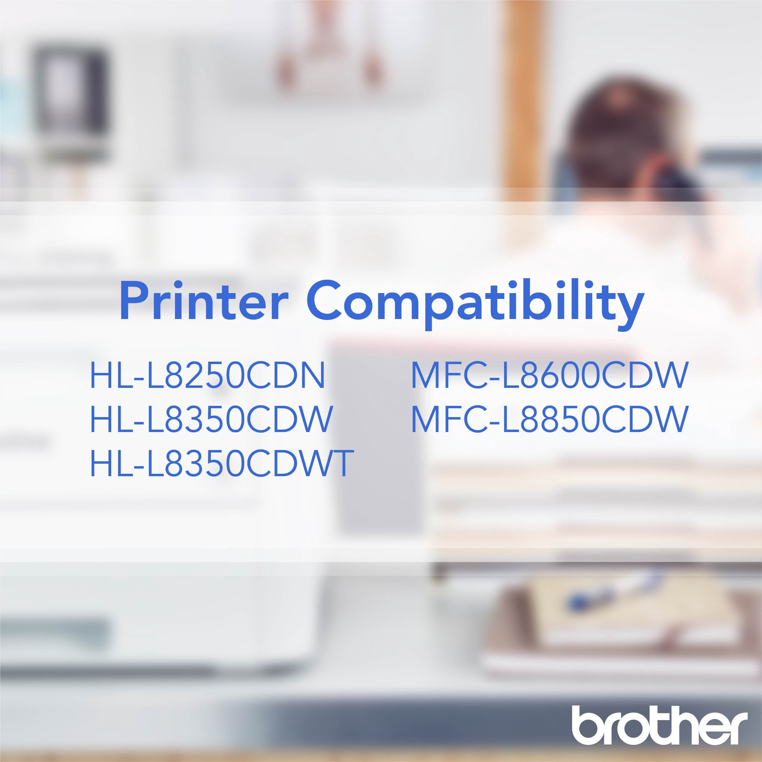Brother TN331 Toner Cartridge 4-Pack, TN331BK, TN331C, TN331M, TN331Y