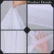 thumbnail image 5 of 1,09 yardas 59 pulgadas blanco lentejuelas malla transparente paillette brillo organza brillo tul transparente encaje brillante tela de poliéster, 5 of 9