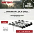 thumbnail image 6 of Yakima MegaWarrior Large Cargo Basket For All Yakima StreamLine Crossbars, 6 of 8