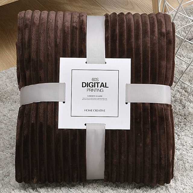 Couverture Douce pour Canapé et Lit Utilisation Confortable Idéal pour la Climatisation