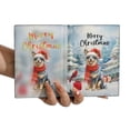 thumbnail image 3 of Merry Christmas Australian Cattle Dog Enjoys Woofmas Winter Xmas Holiday Travel Passport Wallet Heeler Lover Gifts PU Leather Passport Holder Cover - 02022, 3 of 5