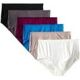 thumbnail image 6 of Fruit of the Loom Women's Microfiber Brief Underwear, 6-Pack, 6 of 6