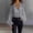 A#Grey, variant on Spring T Shirts for Women Long Sleeve Button Women's Long Sleeved Summer Cotton and Linen Embroidered V Neck Artistic Loose Pullover T Shirt Long