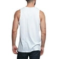thumbnail image 4 of G-Style USA Men's Straight Hem Long Length Tank Top TT60 - White - 3X-Large, 4 of 7