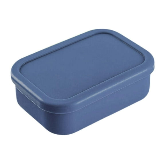Gnwei Silicone Food Storage Containers, Rectangular Bento Lunch Box Containers with Lids, Hard-Shell Silicone, Airtight, Microwave, Dishwasher and Freezer Safe
