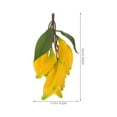 thumbnail image 2 of ColoMX Fruta falsa clúster de plátano de fruta artificial plástico plátano clúster falso clúster fruta falsa fruta, 2 of 7