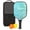 Black, variant on Pickleball Paddles Set Of 1, Fiberglass Surface, Liquid & Marble Print, 1 Paddles, 2 Balls & Bag