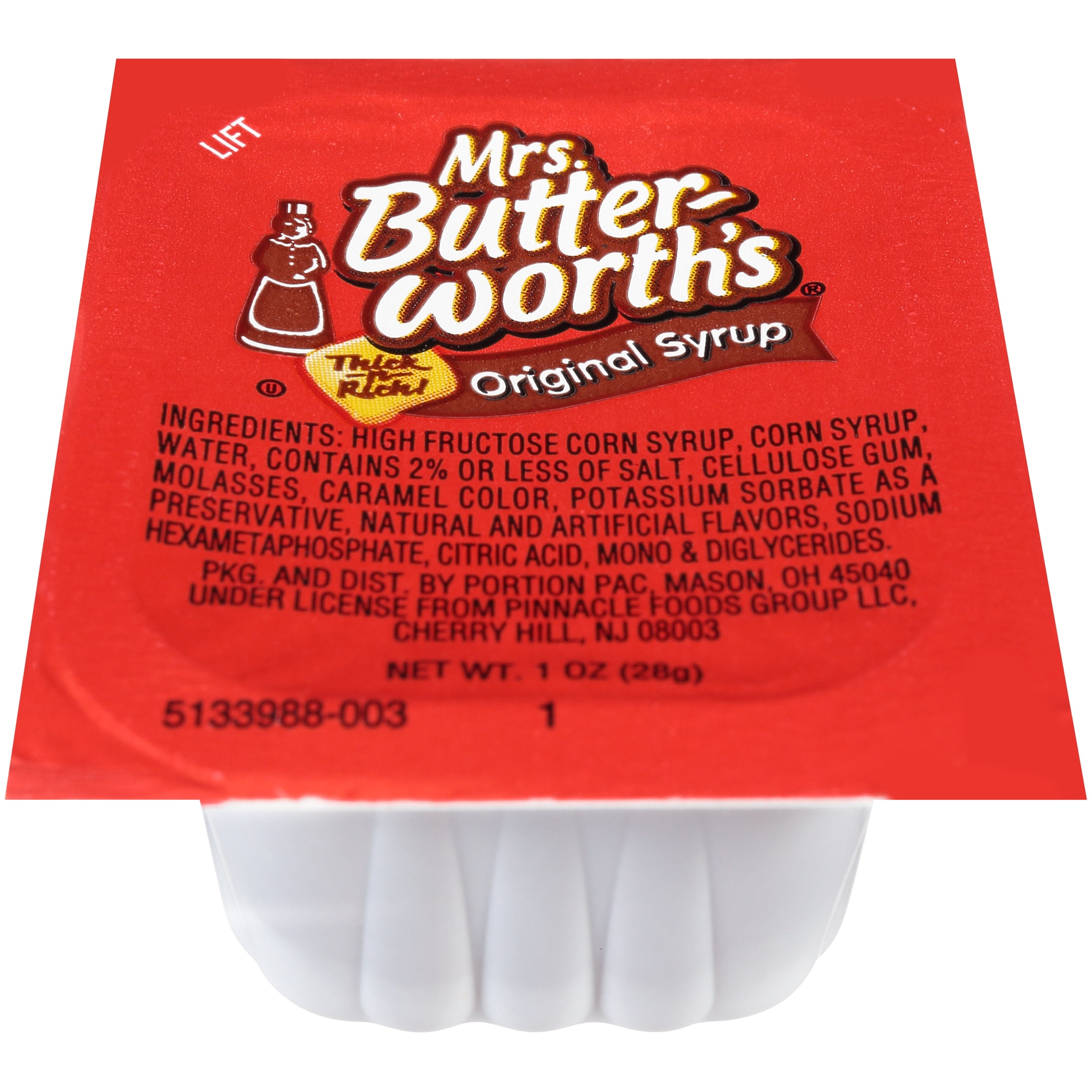Mrs. Butterworth's Table Syrup Single Serve 1 oz. Cups, 200 ...