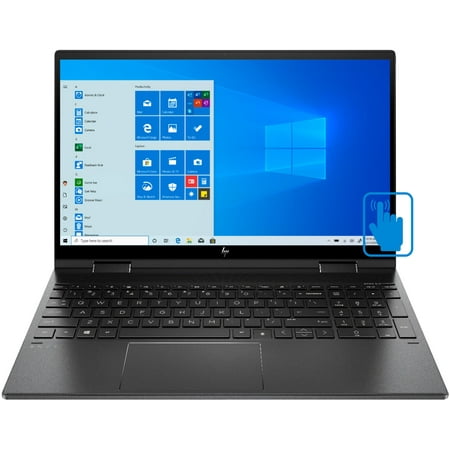 HP ENVY x360 15 Home & Business 2-in-1 Laptop (AMD Ryzen 7 5700U 8-Core, 32GB RAM, 2TB PCIe SSD, 15.6" Touch  Full HD (1920x1080), AMD Radeon, Active Pen, Fingerprint, Wifi, Win 11 Home)