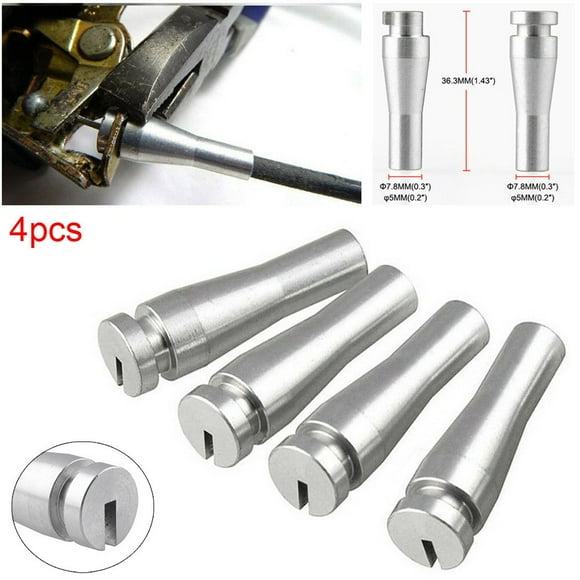 4pcs Car Door Cable Fix Part for F150 for Ford F Series Extended Cab Vehicle Door Latch Lock Cable Repair Kit