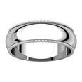thumbnail image 4 of 14K White Gold 6mm Milgrain Comfort Fit Wedding Band, 4 of 4