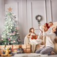 thumbnail image 6 of GoXteam Christmas Tree Toppers, Glitter Gold Star Tree Topper Lighted with LED Warm White Lights for Xmas Tree Decorations, Holiday Party Indoor Decor, 6 of 7