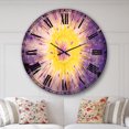 thumbnail image 2 of Designart 'Blooming Violet Lotus Close up' Horloge Murale Moderne, 2 of 6