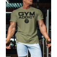 thumbnail image 3 of Gymish GYM-ADDICT Workout T-Shirt - Funny Gym Shirt, Men's Lifting Tee, Workout T-Shirt for Men, Athletic Gym Wear, Fitness & Weightlifting Shirt, 3 of 5