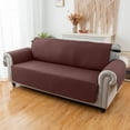 thumbnail image 6 of Sanmadrola 100% Waterproof Sofa Cover Anti Slip Couch Cover Machine Washable Slipcover Leakproof Furniture Protector for Dogs Kids Pets, Coffee, Loveseat, 6 of 9