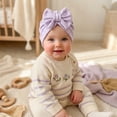 thumbnail image 2 of Baby Girls Turban Hats With Bow Caps Bonnets Headwraps For Toddlers Kids Bucket Hat UPF50+ Summer Sun Protection Beach Cap Cotton Kids Sun Hat for Boys Girls Outdoor, 2 of 4