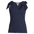 thumbnail image 4 of Time and Tru Women's Tie Strap Tank, 4 of 5
