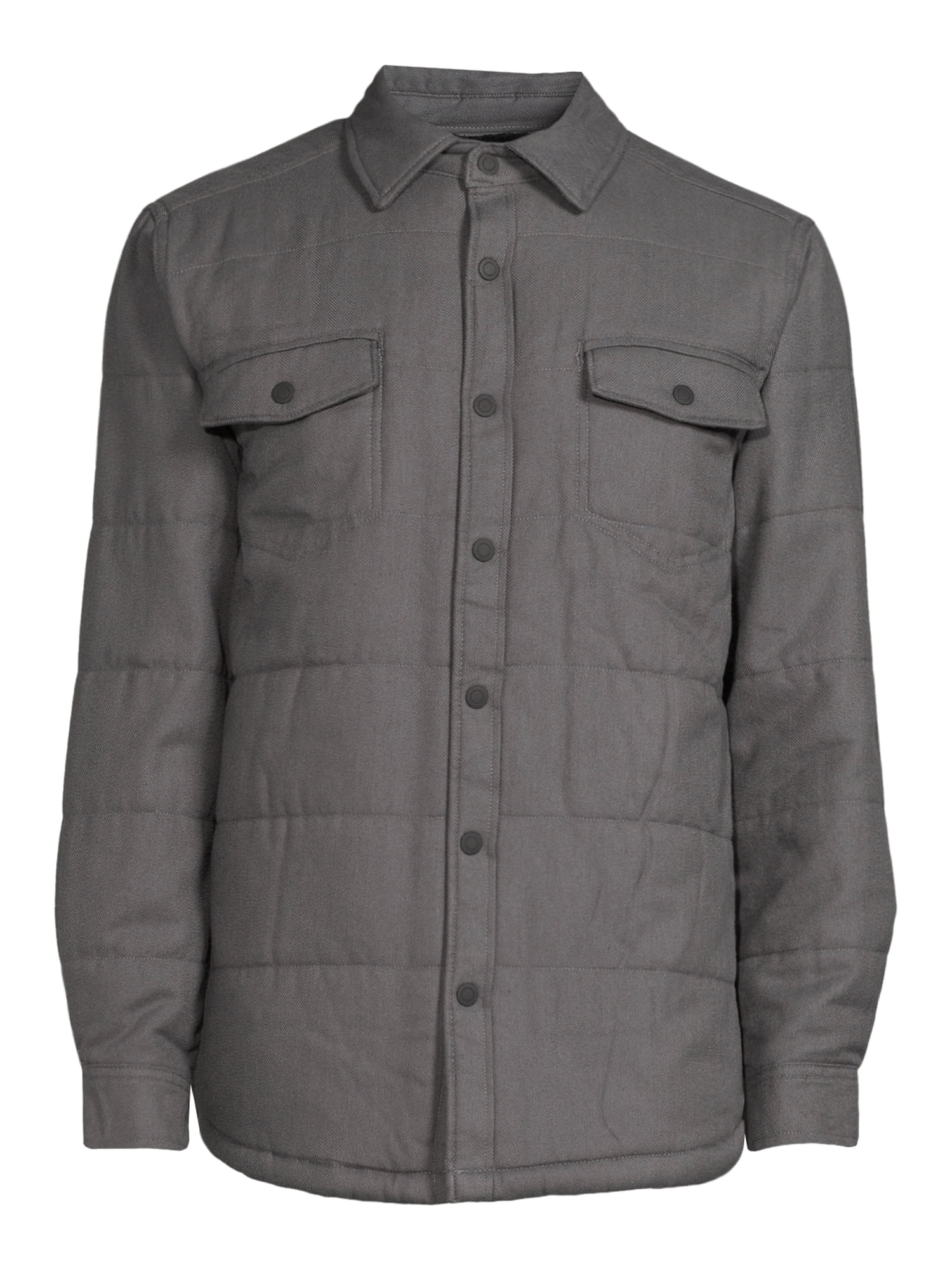 George Men's and Big Men's Shirt Jacket, Up to Size 5XL