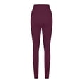 thumbnail image 4 of ZHUGeLI Women's Soft Full Length Leggings High Waist Ankle Length Leggings Pants Tights, 4 of 5
