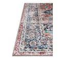 thumbnail image 5 of Unique Loom Yara Collection Area Rug - Yash (2' x 5' Runner Navy Blue/Blue), 5 of 6