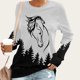 thumbnail image 1 of Ichuanyi liquidación de la moda para mujeres de la moda impresa manga de mangas largas blusa redonda de cuello redondo sudadera sudadera sudadera con capucha ICHUANYI WER202308211947, 1 of 4