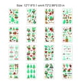 thumbnail image 3 of 10 Pcs Autocollants Jetables pour Tatouage Légers Imperméables Style Riche Maquillage Main Arbre Acrobaties Type 11, 3 of 7